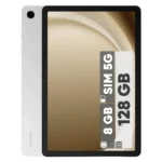 تبلت 11 اینچ سامسونگ مدل Galaxy Tab A9 Plus 5G با ظرفیت 128 گیگابایت و رم 8 گیگابایت، قابلیت پشتیبانی از یک سیم کارت و رزولوشن دوربین 8 مگاپیکسل، قابلیت تماس صوتی با سیم‌کارت